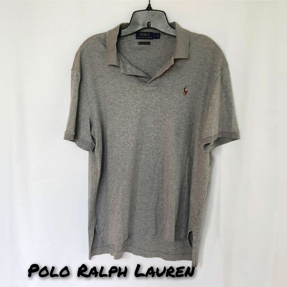 Polo Ralph Lauren Size Small  Men's Button Up polo gray.